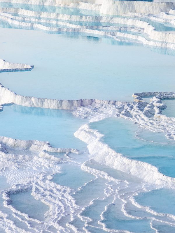 Beautiful Pamukkale and Ancient Hierapolis